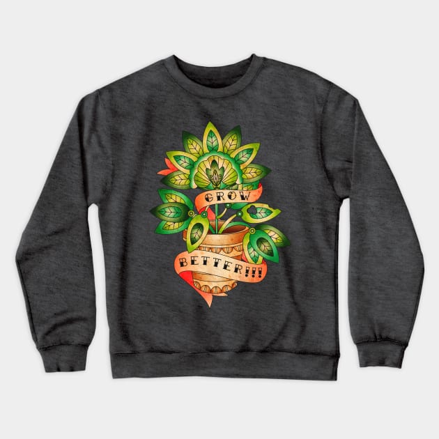 plant Crewneck Sweatshirt by GoPinups